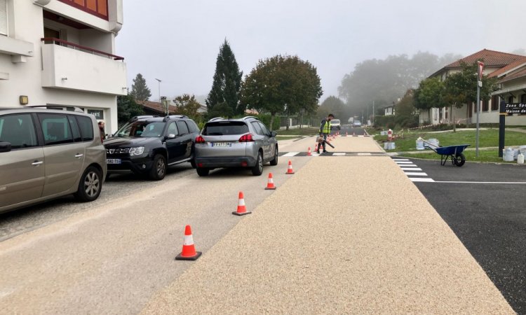 Résine gravillonnée dans les Landes